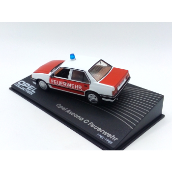 Opel Ascona C feuerwehr Straż Pożarna 1982/1988 - skala 1:43 - Eaglemoss
